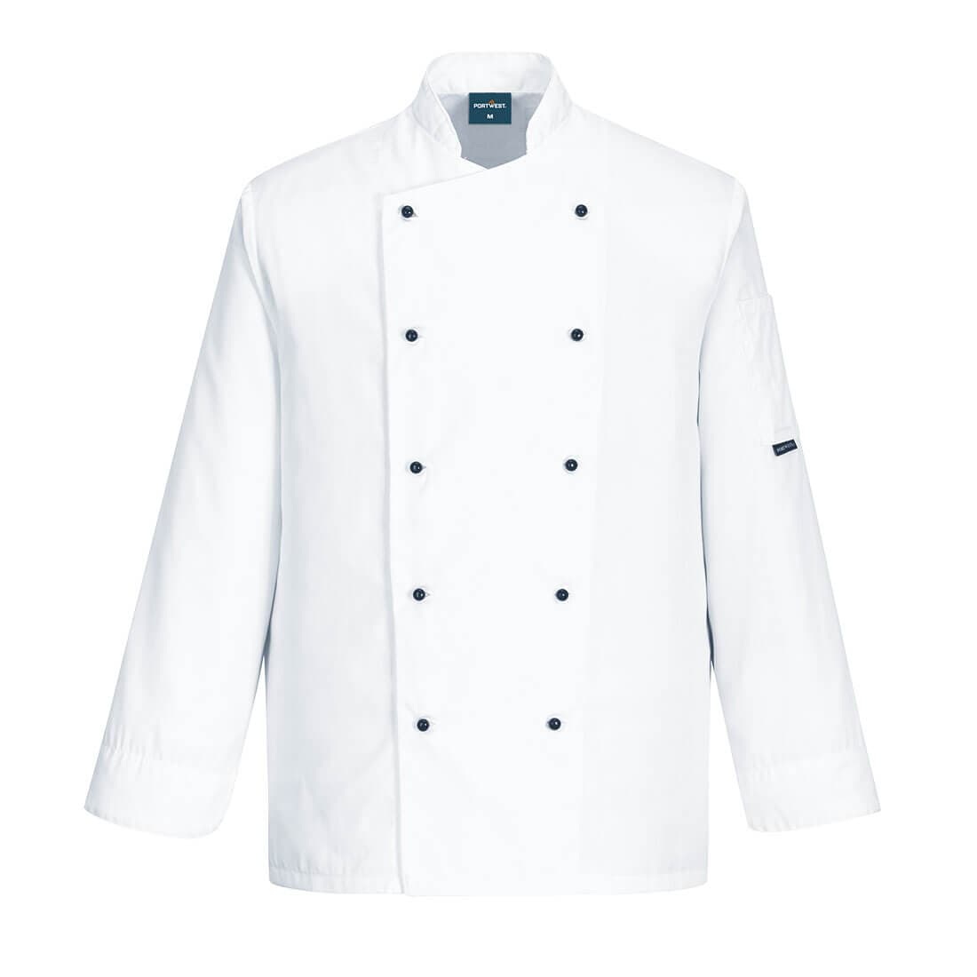 Portwest Chef's Somerset Jacket L/S  (White)