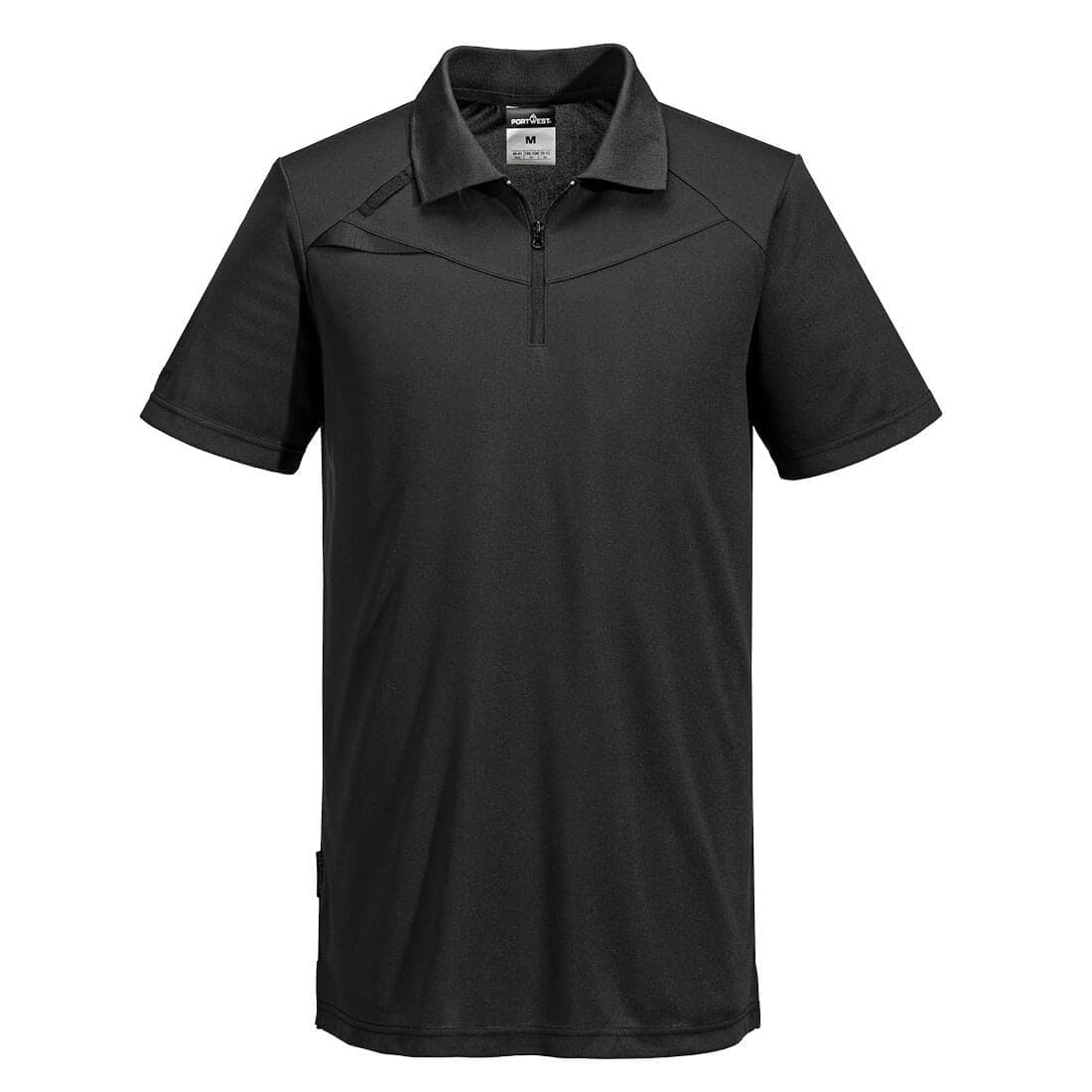 Portwest DX4 Polo Shirt S/S (All Black)