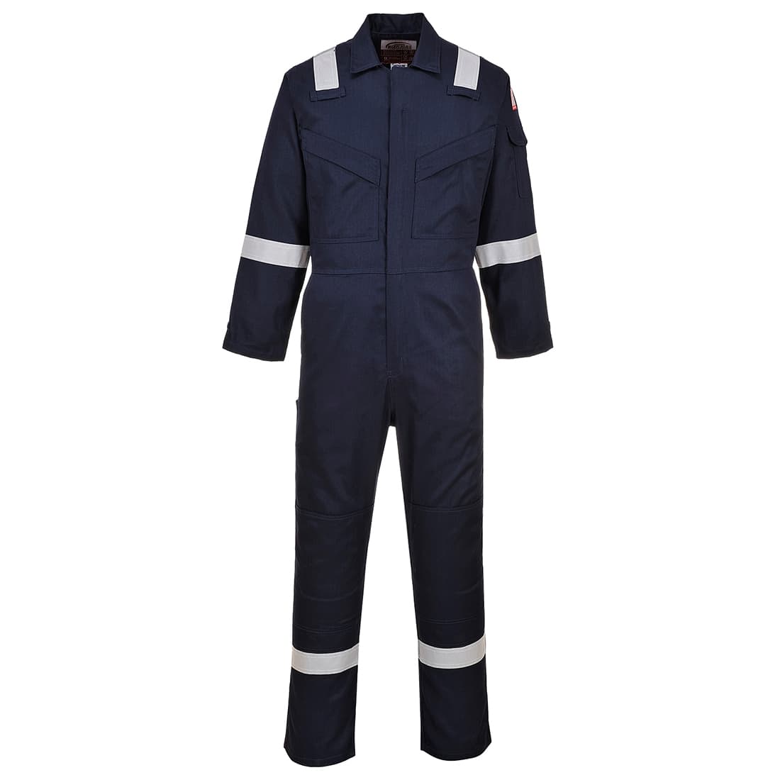 Portwest Flame Resistant Super Light Weight Anti-Static Coverall (Navy)