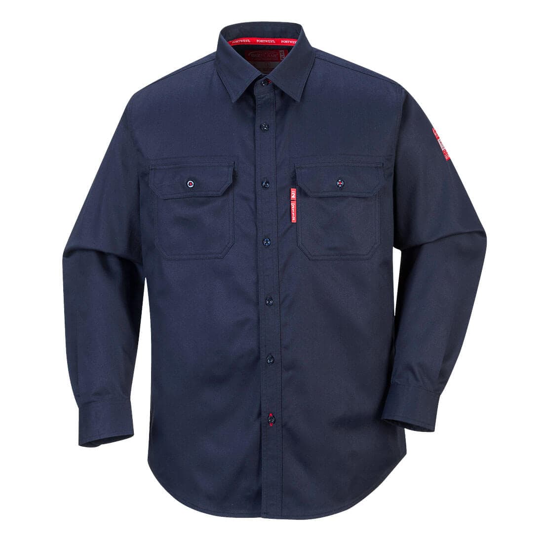 Portwest Bizflame 88/12 FR Work Shirt (Navy)