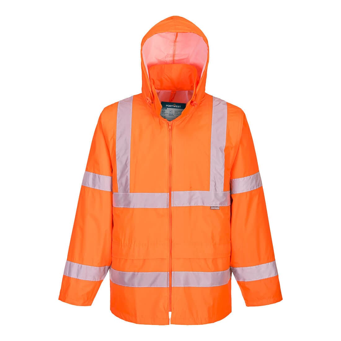 Portwest Hi-Vis Rain Jacket (Orange)