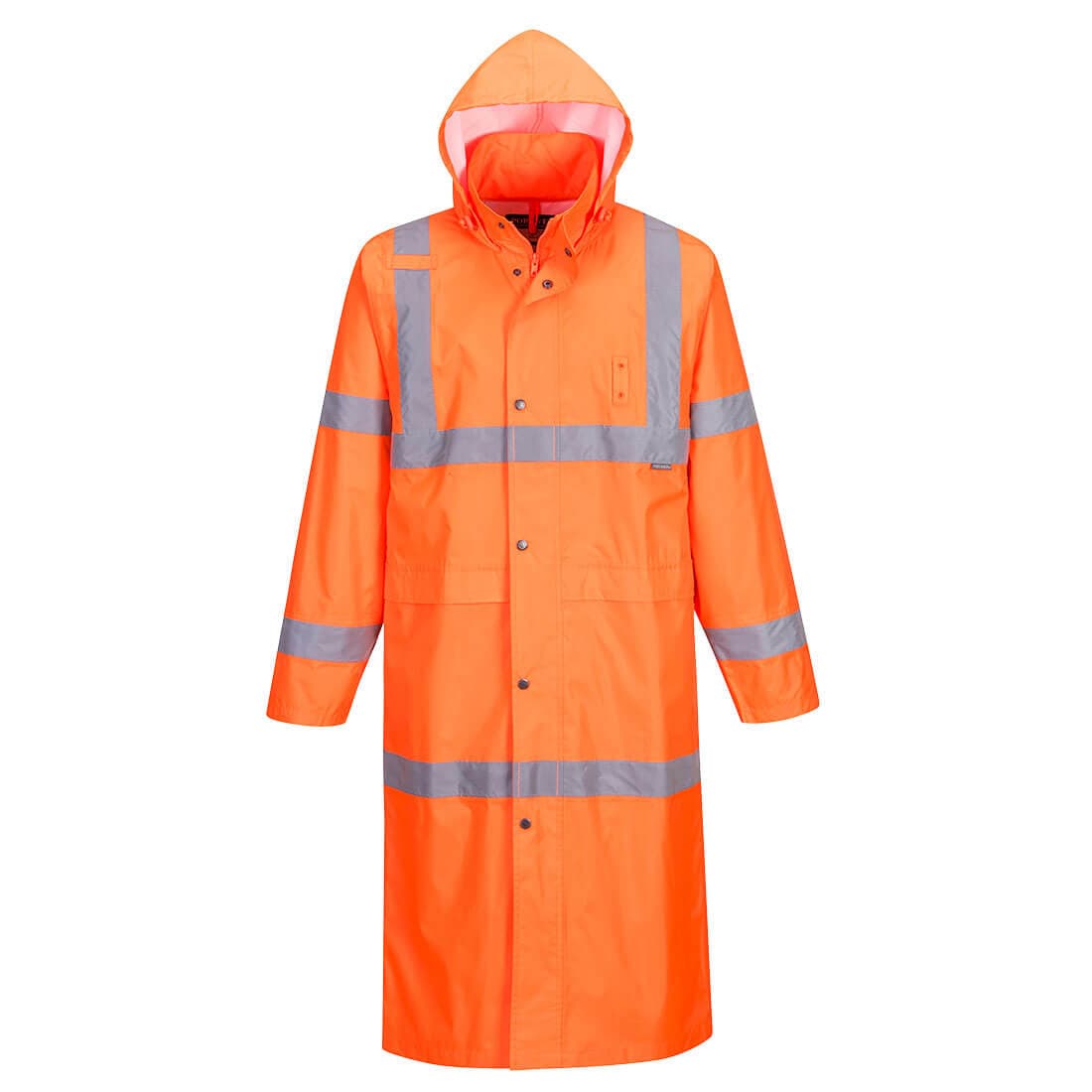 Portwest Hi-Vis Rain Coat 122cm  (Orange)