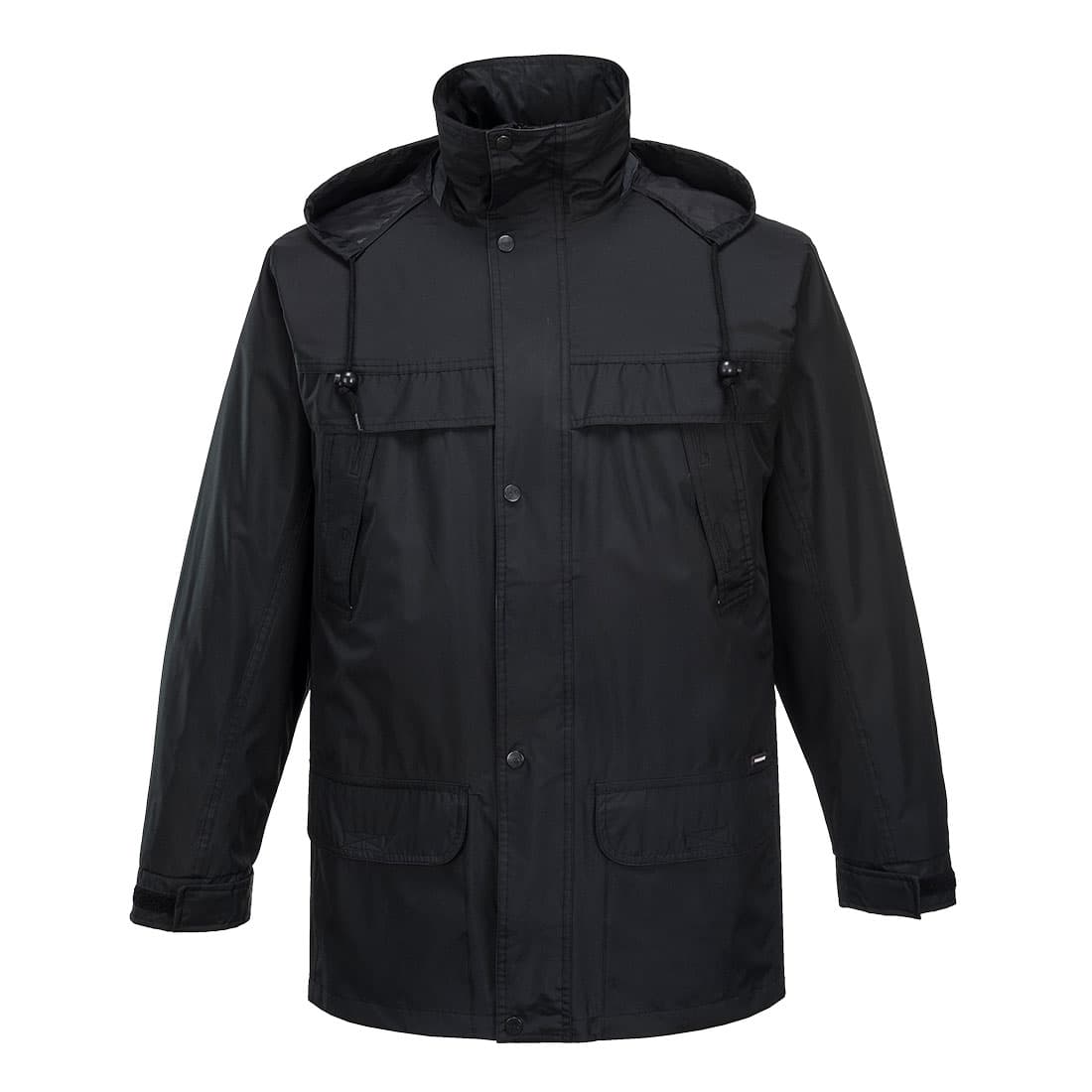 Portwest Huski Classic Rain Jacket (Black)