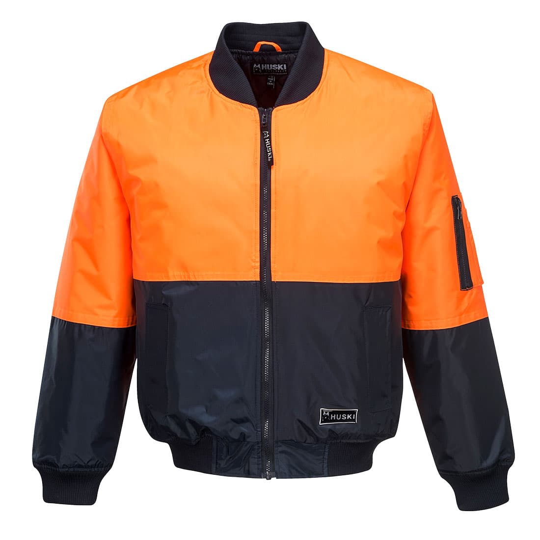 Portwest Huski Bomber Jacket (Orange/Navy)