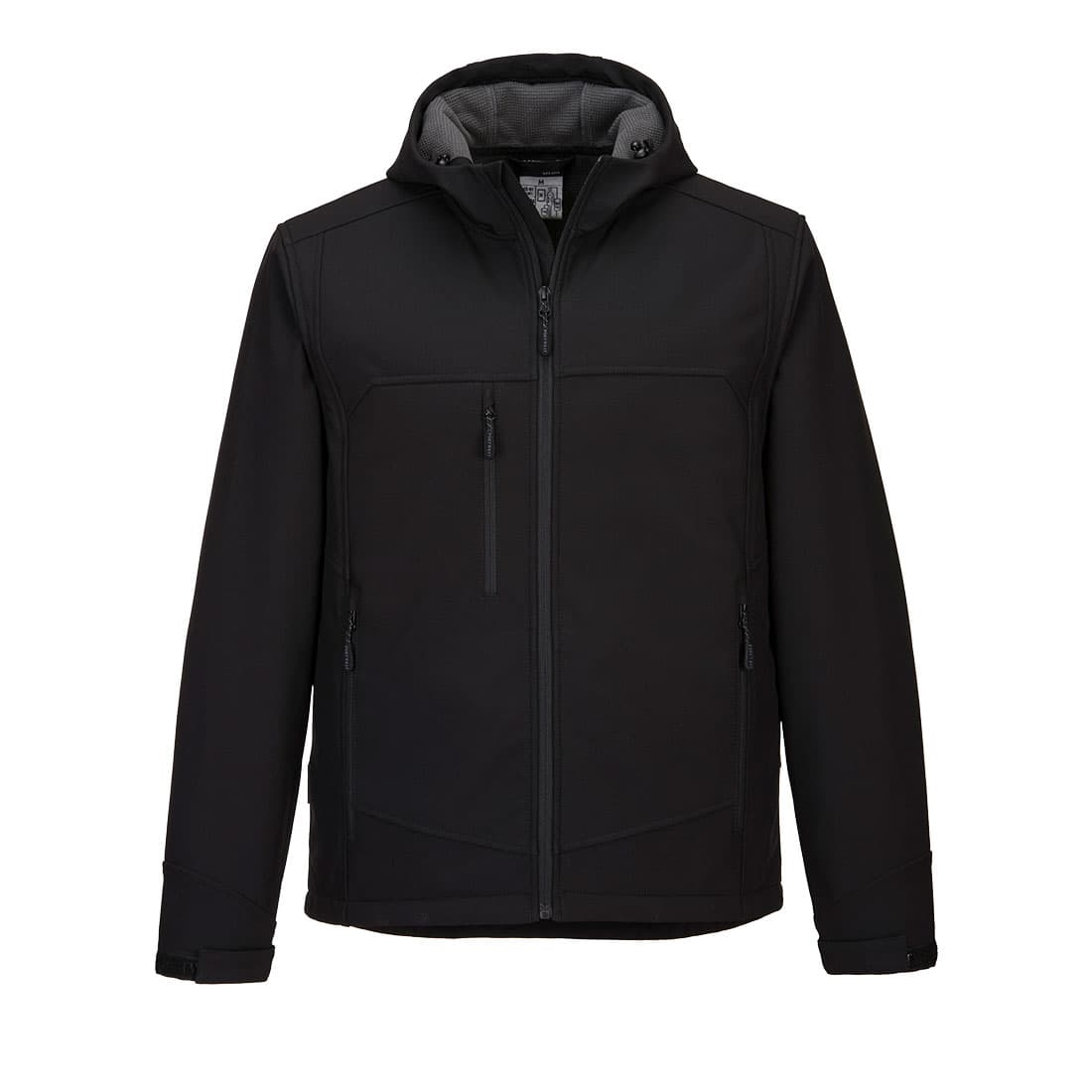 Portwest KX3 Hooded Softshell (3L) (Black)