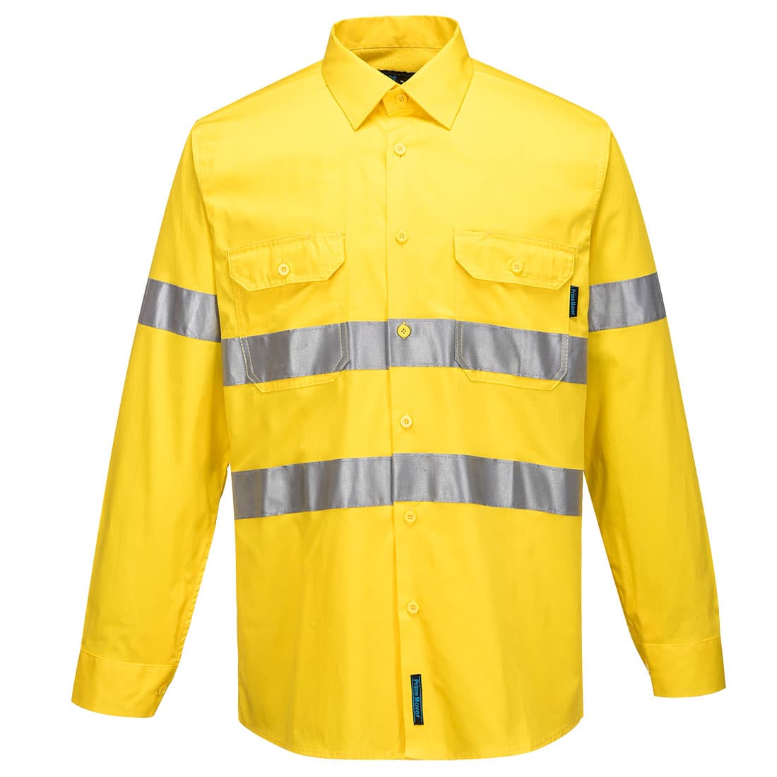 Portwest Darwin Hi-Vis Lightweight Shirt L/S (Yellow)