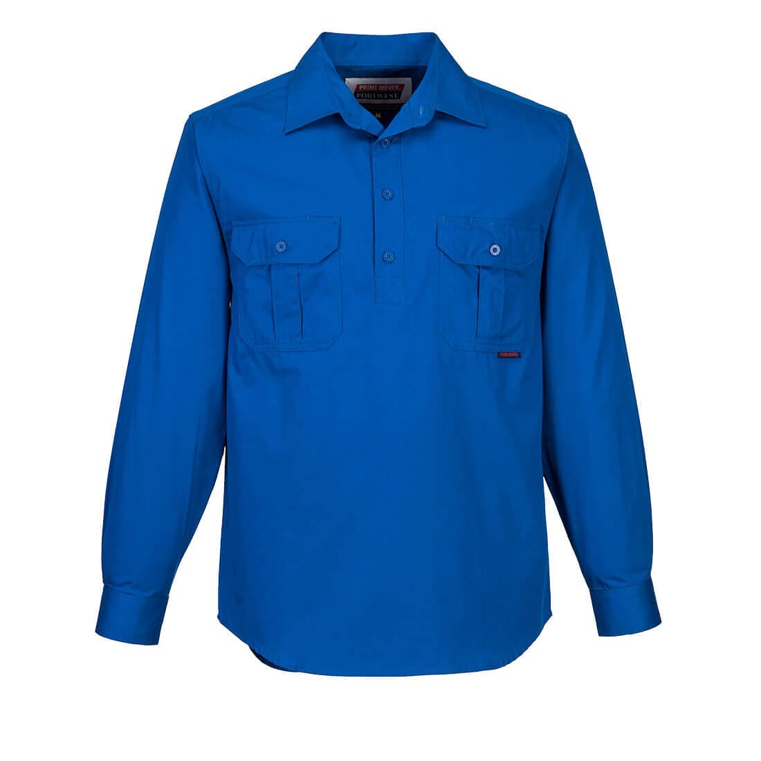 Portwest Adelaide Shirt, Long Sleeve, Light Weight (Cobalt Blue)