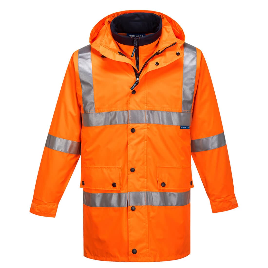 Portwest Argyle Hi-Vis 4-in-1 Jacket (Orange)