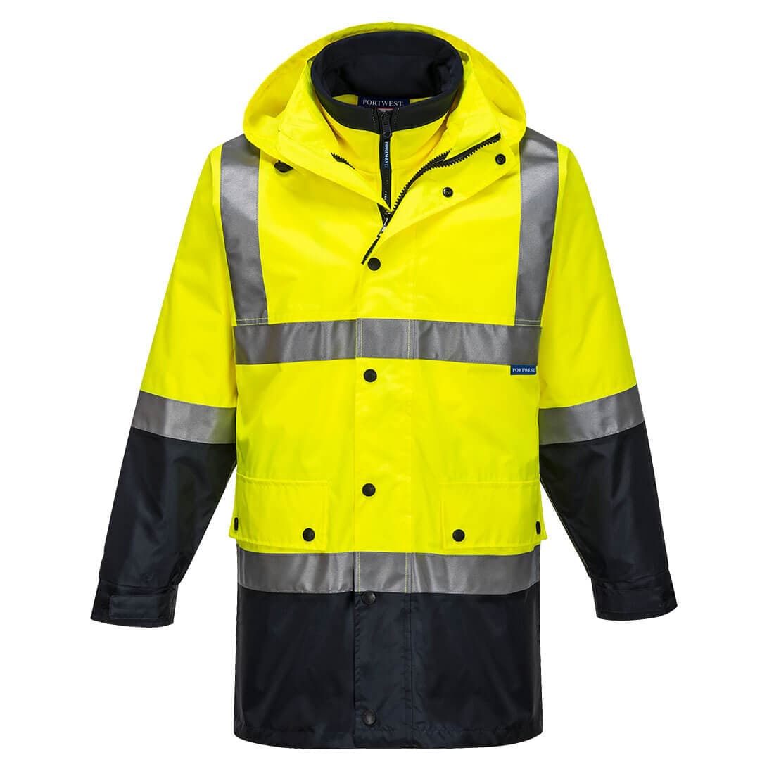 Portwest Eyre Day/Night 3-in-1 Jacket (Yellow/Navy)