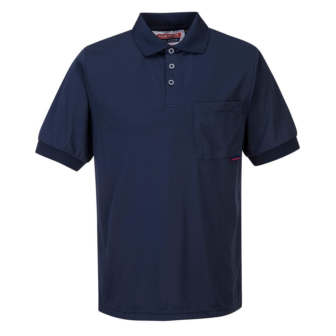 Portwest Micro Mesh Polo Shirt  S/S (Navy)