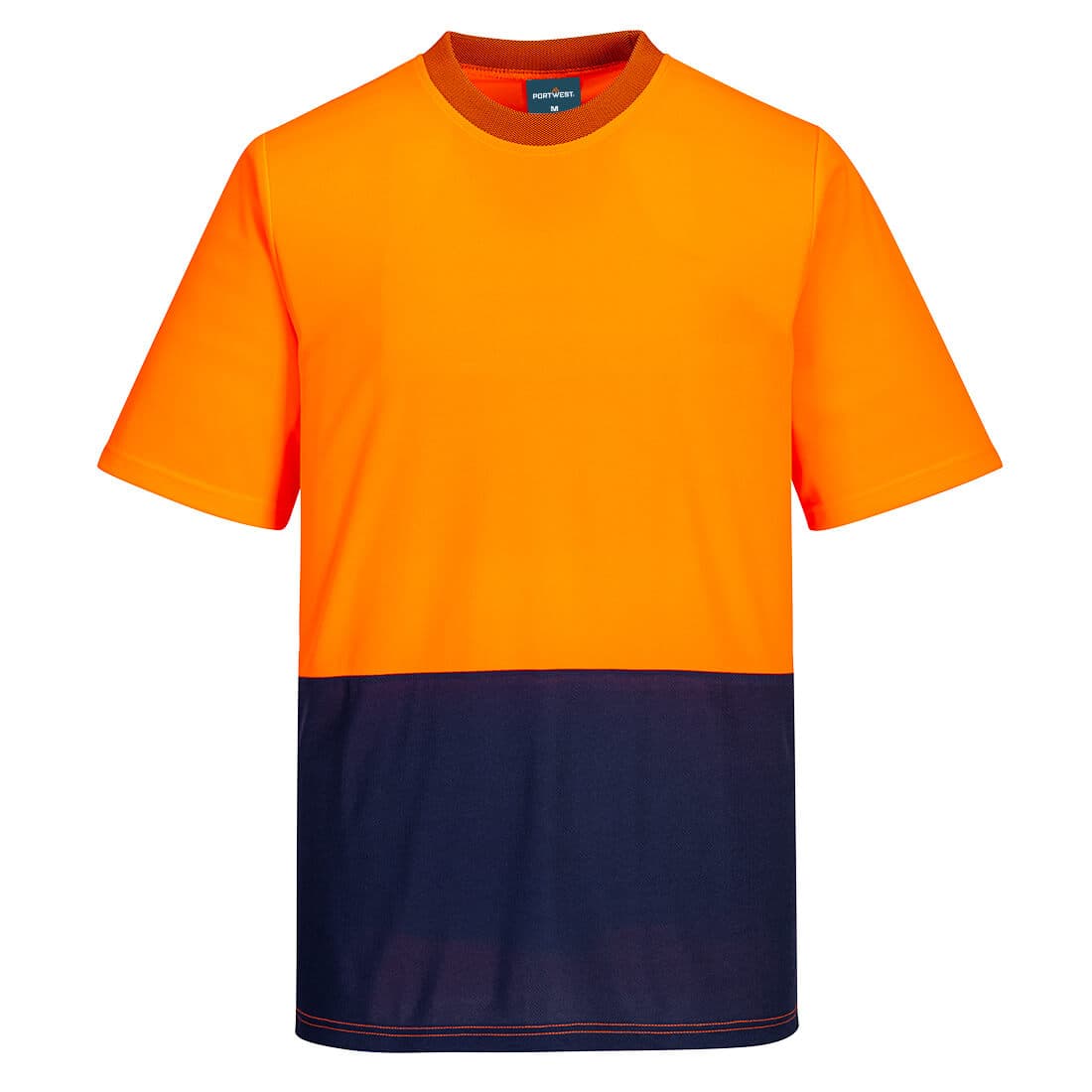 Portwest Hi-Vis Two Tone T-Shirt S/S (Orange/Navy)