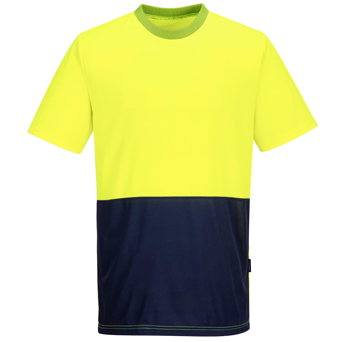 Portwest Hi-Vis Two Tone T-Shirt S/S (Yellow/Navy)