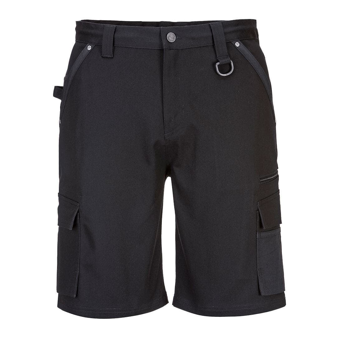 Portwest KX3 Stretch Slim Fit Shorts (Black)