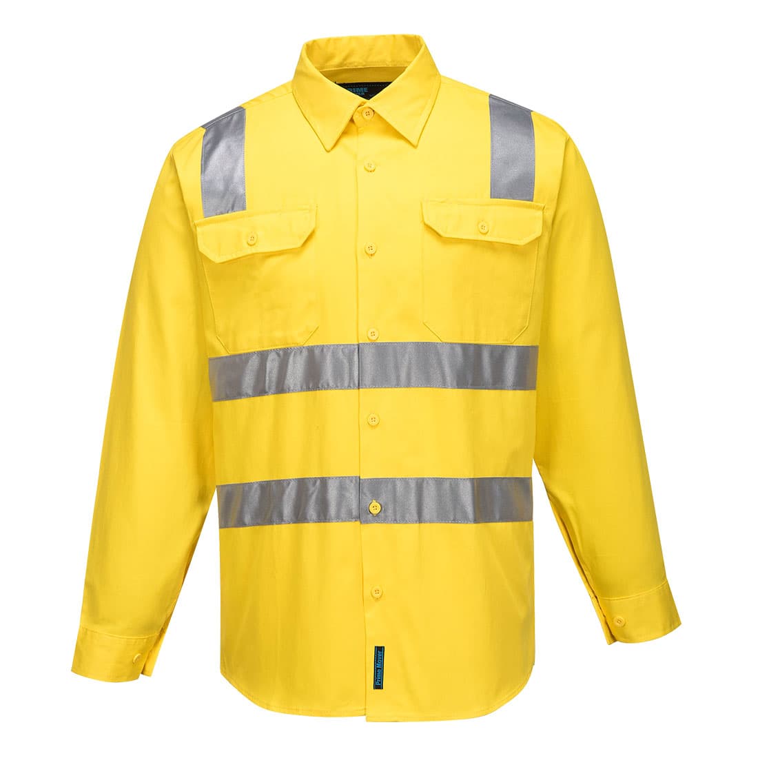 Portwest Perth Hi-Vis Shirt L/S  (Yellow)