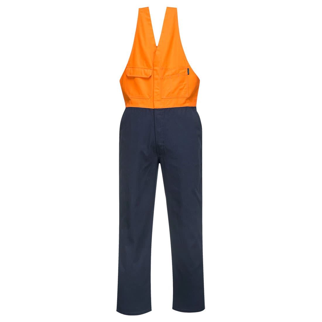 Portwest Regular Weight Action Back Overalls (Orange/Navy)