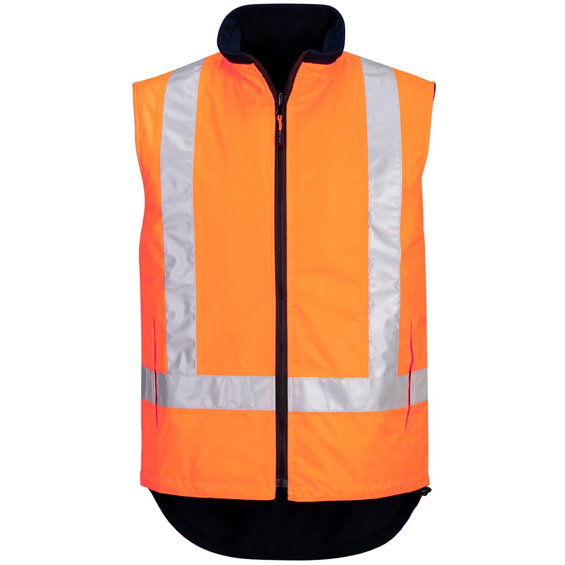 Portwest TTMC-W17 Hi-Vis X Back Reversible Vest  (Orange)