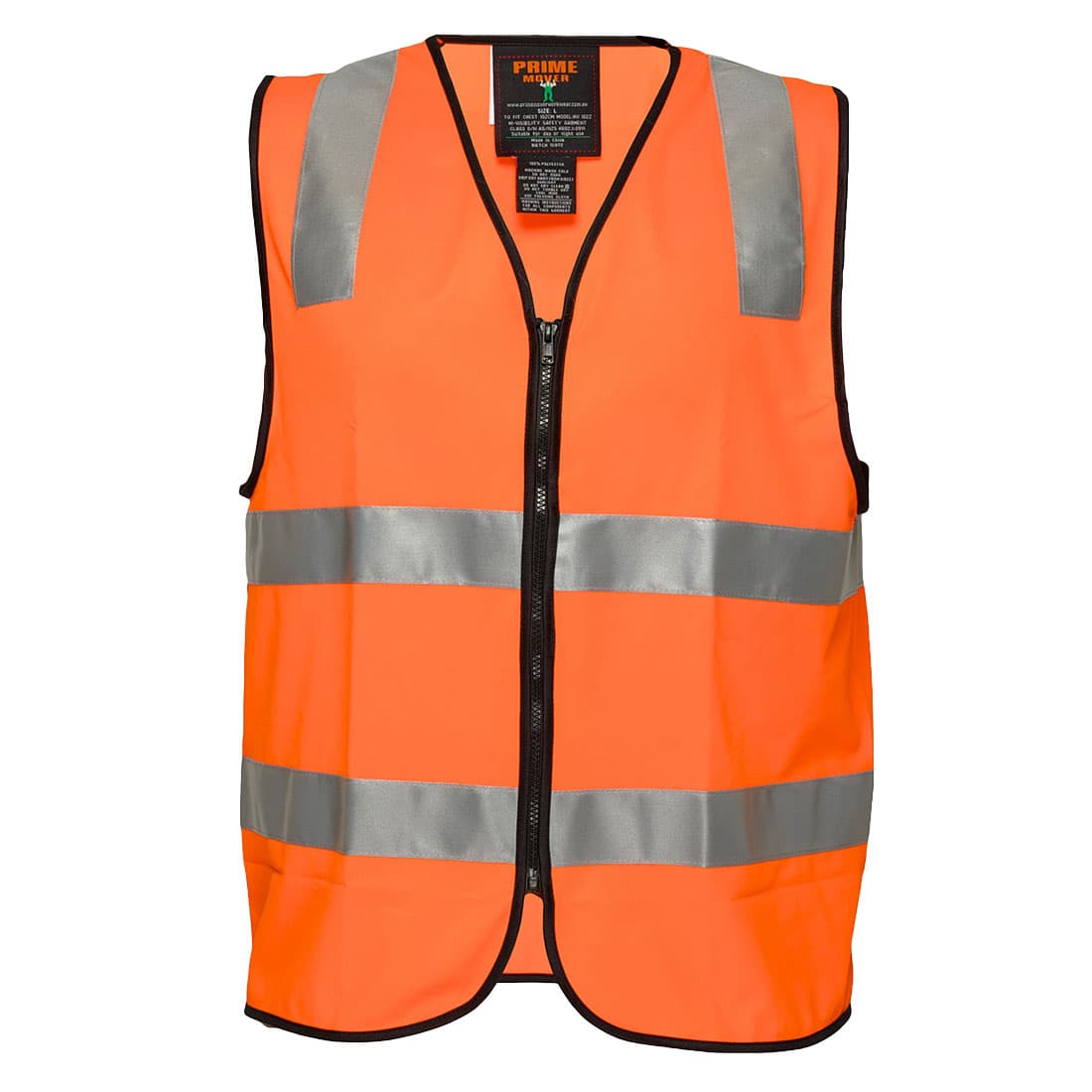 Portwest Hi-Vis Zipped Vest  (Orange)