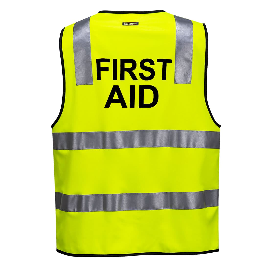 Portwest Hi-Vis Zipped First Aid Vest  (Yellow)