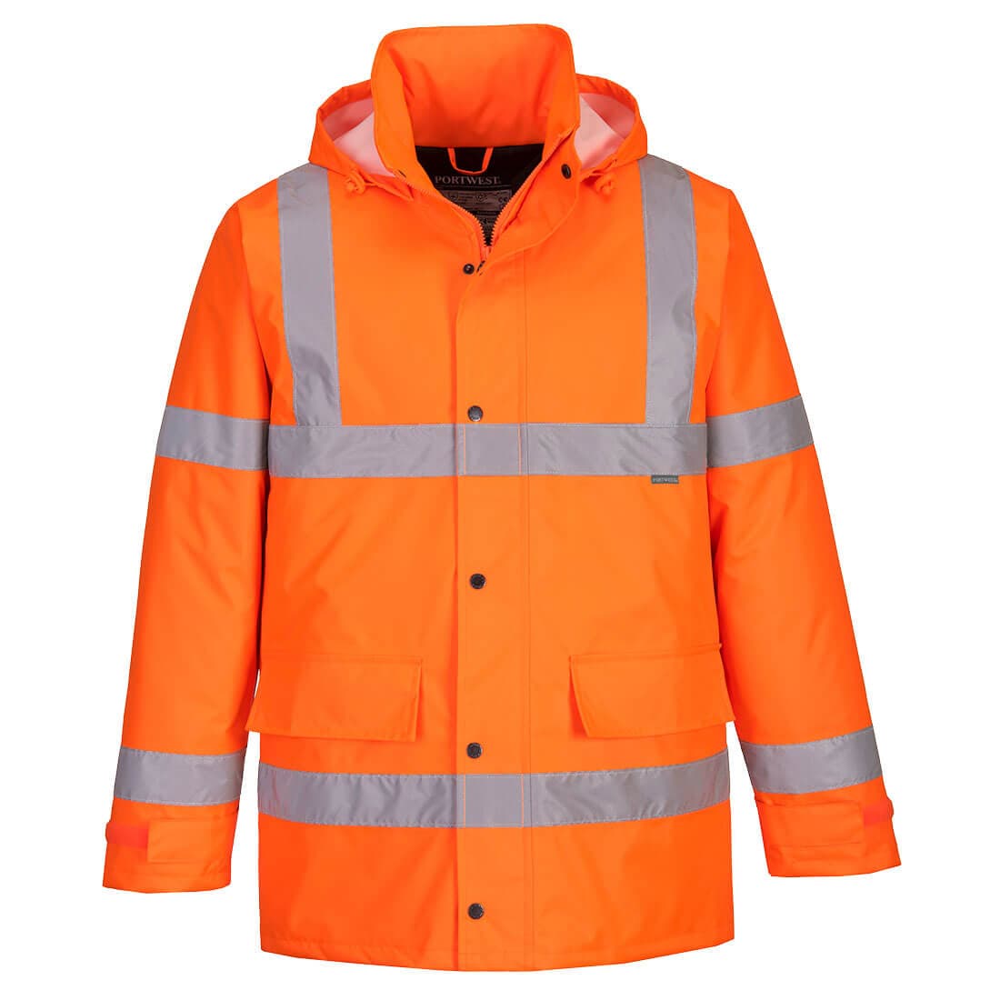 Portwest Hi-Vis Winter Traffic Jacket (Orange)