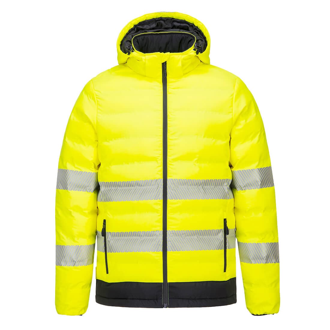 Portwest Hi-Vis Ultrasonic Heated Tunnel Jacket (Yellow/Black)