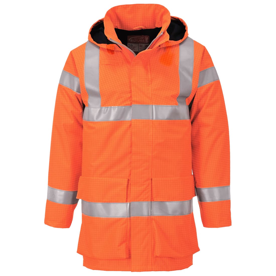 Portwest Bizflame Rain FR HV Multi Lite Jacket (Orange)