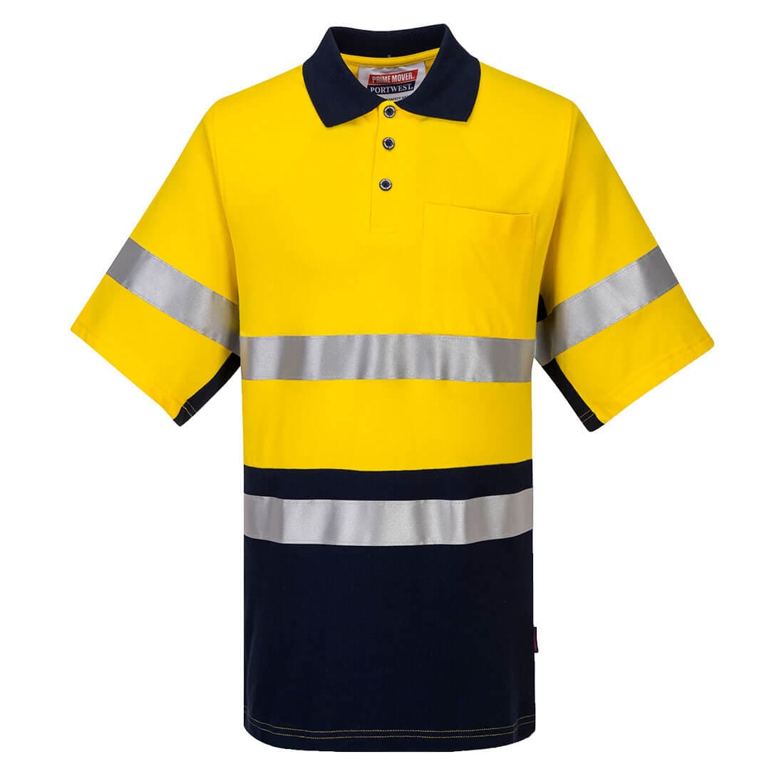 Portwest Short Sleeve Cotton Pique Polo with Tape