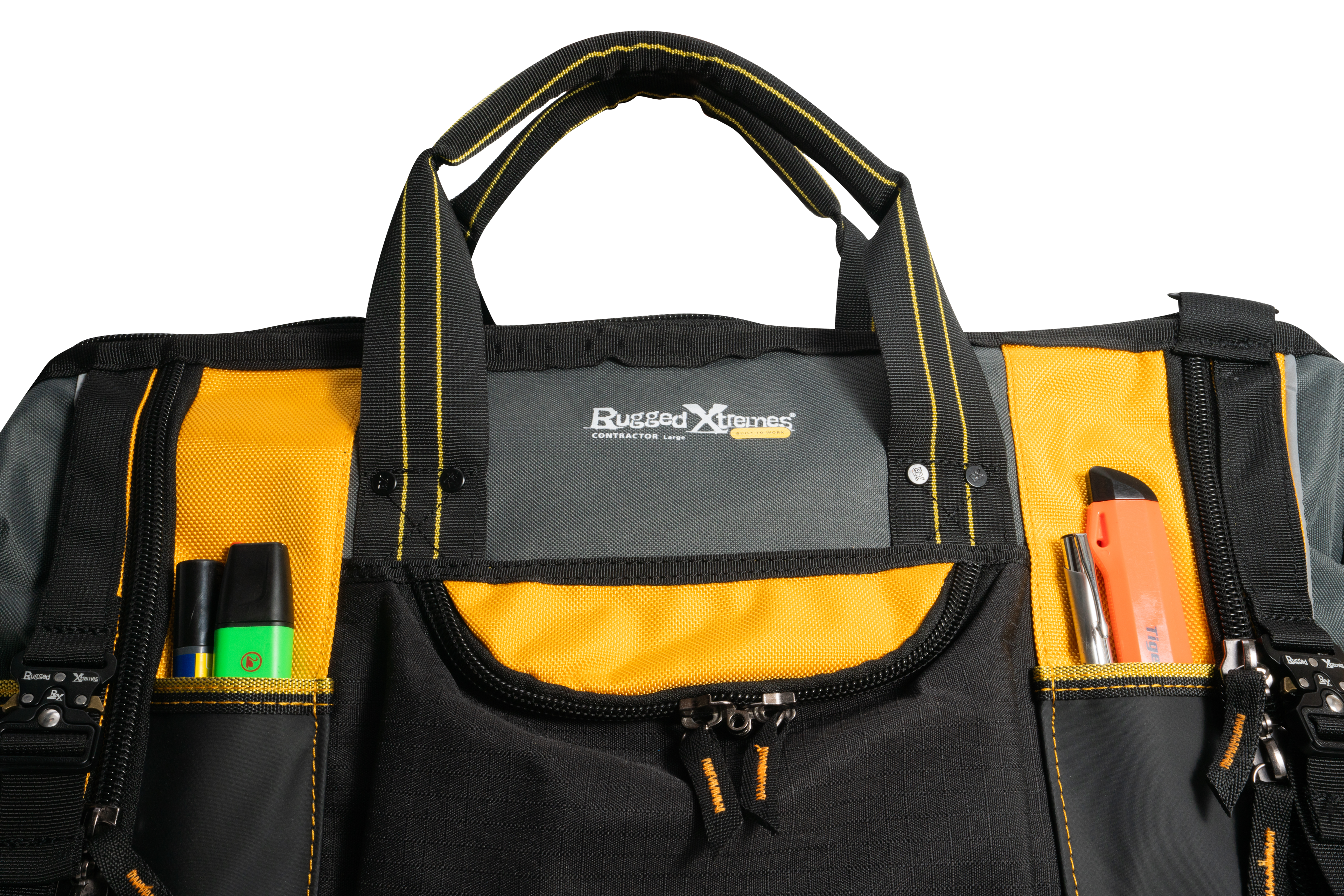 Rugged Xtremes Contractor Wide Mouth Tool Bag_2