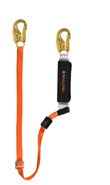 Skylotec BFD Adjustable I Single Leg Sharp Edge Rated 25mm Webbing Lanyard