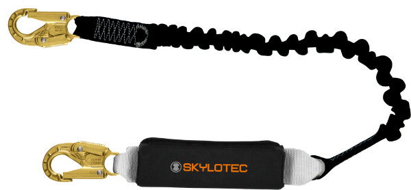 Skylotec BFD Flex Single Leg Elasticated Lanyard 28mm Webbing