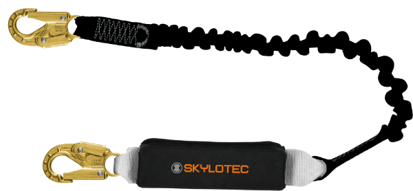 Skylotec BFD Flex Single Leg Elasticated Lanyard 28mm Webbing