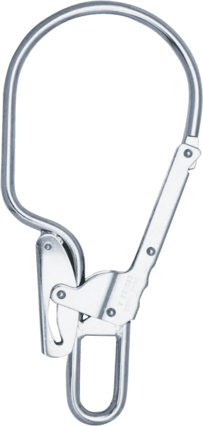 Skylotec FS 92 23kN Steel Double Action Scaffold Hook With Captive Eye,85mm Gate