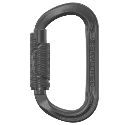 Skylotec HMS Double Twist 2.0 24kN Oval Shape Alloy Twist Lock Karabiner 20mm Gate