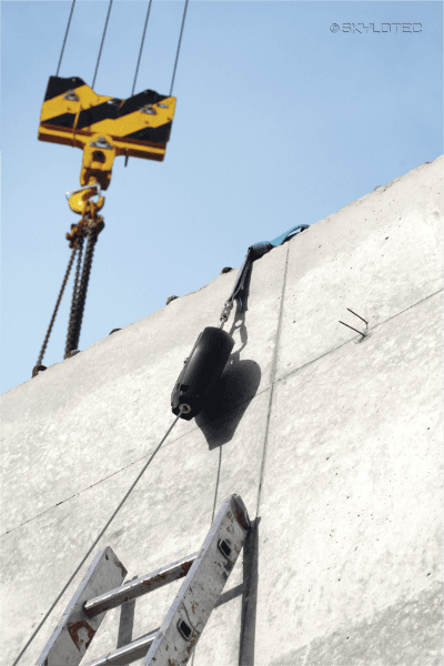 Skylotec Loop Sep 30cm wide Anchor Slings (Sharp Edge Rated) With Double Action Carabiner (1.35m)
