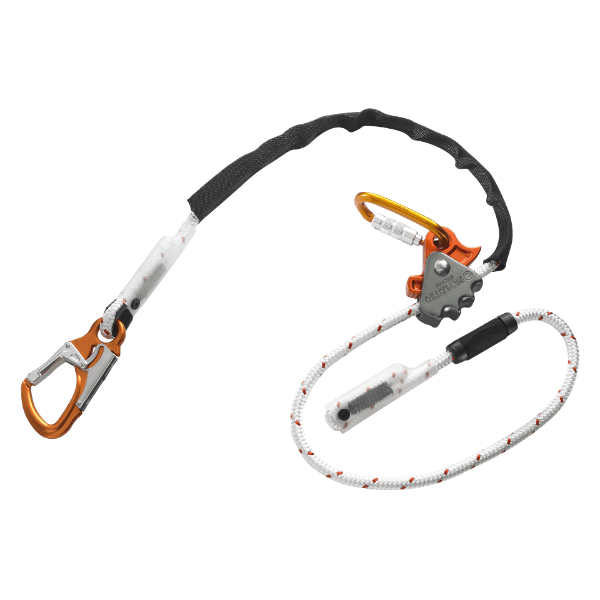 Skylotec Ergogrip SK 12 2m Adjustable Pole Strap, AS/NZS Certified With Protective Sleeve - 20mm Gate Alloy Triple Action Karabiner On Ergogrip & 21mm Gate Alloy Double Action Snap Hook On Rope End