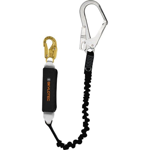 Skylotec BFD Flex Single Leg Elasticated Lanyard 28mm Webbing