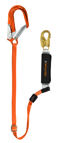Skylotec BFD Adjustable I Single Leg Sharp Edge Rated 25mm Webbing Lanyard