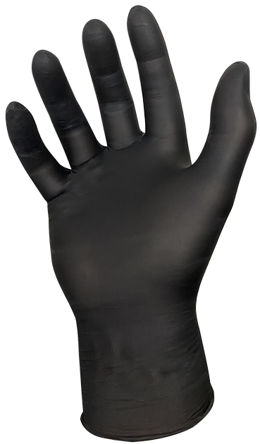 TGC Black Air Disposable Gloves (Box of 100)