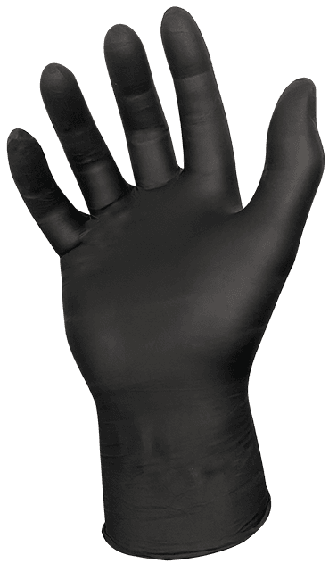 TGC Black Air Disposable Gloves (Box of 100)_0