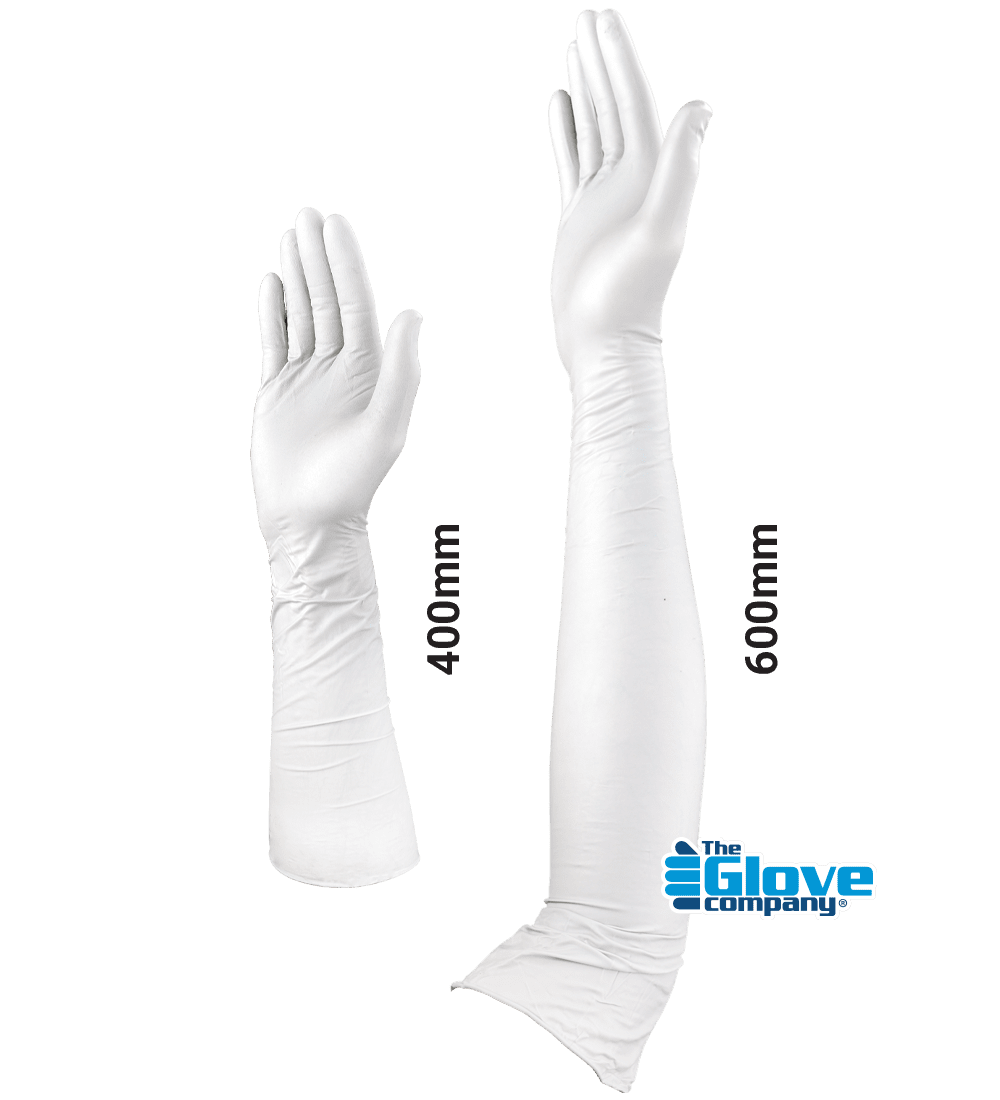 TGC Grey Nitrile 600mm Disposable Gloves (Box of 12)_1