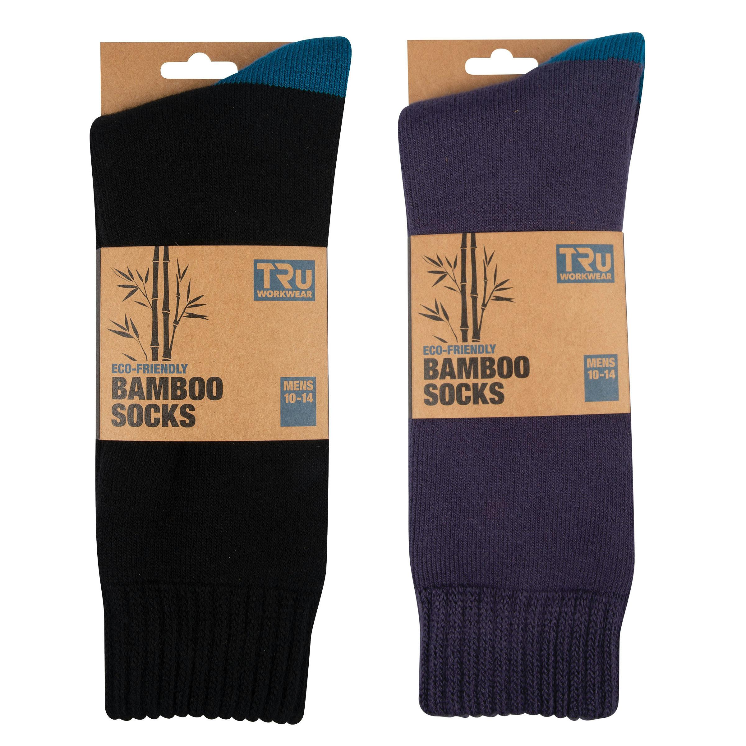 TRu Workwear Tru Bamboo Socks, 92% Bamboo, 8% Elastane - Single Pack