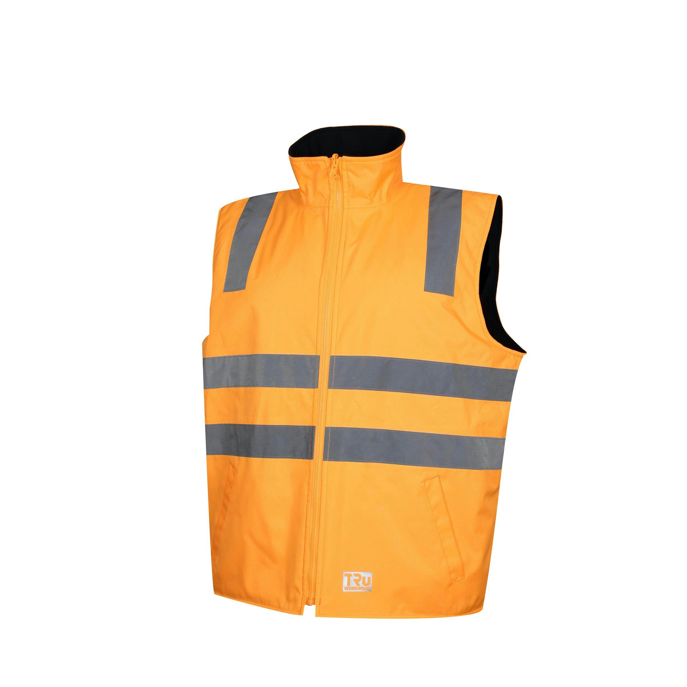 TRu Workwear Jacket 4 In 1 With Vest Poly Oxford With  Reflective Tape To T4 Pattern (Vic Rail)_4