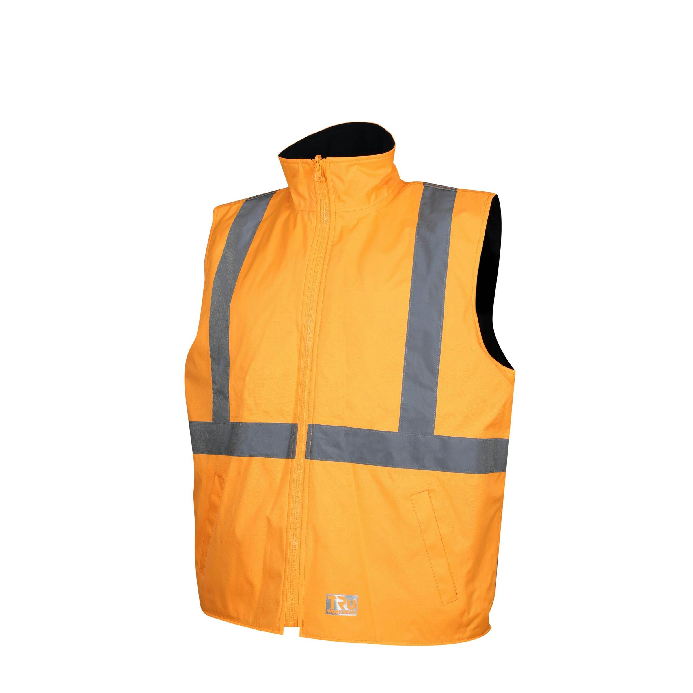 TRu Workwear Jacket 4 In 1 With Vest Poly Oxford With  Reflective Tape To T5 Pattern (X Back)_4