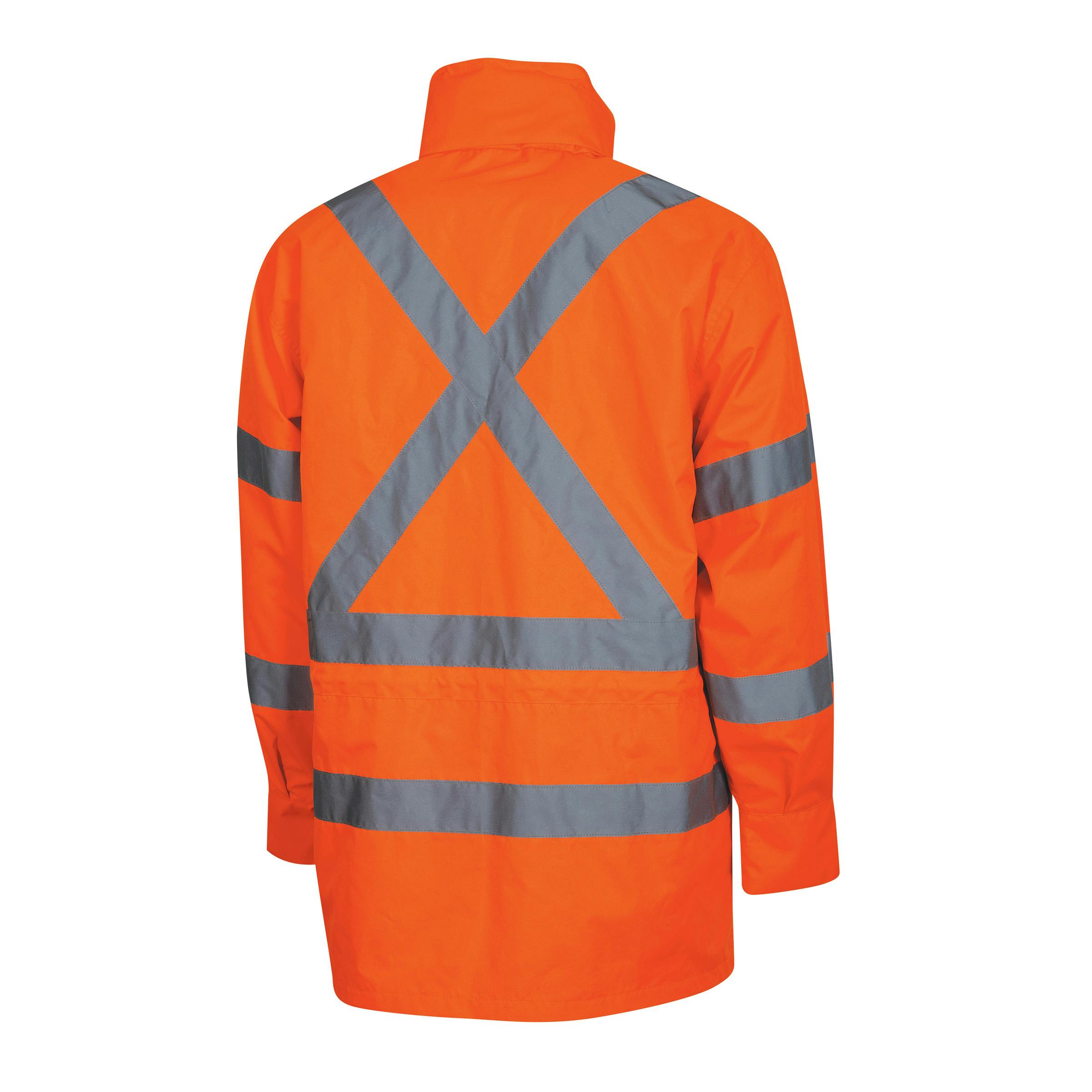 TRu Workwear Jacket 3 In 1 Poly Oxford Outer, Poly Fleece Vest  And Reflective Tape To T5 Pattern_2