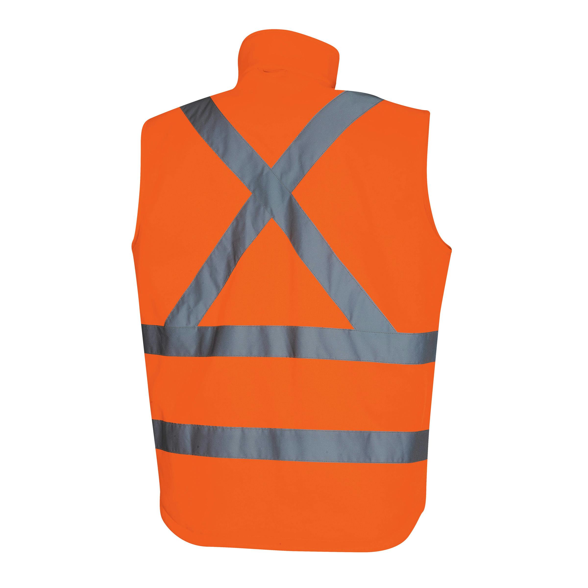 TRu Workwear Jacket 3 In 1 Poly Oxford Outer, Poly Fleece Vest  And Reflective Tape To T5 Pattern_4