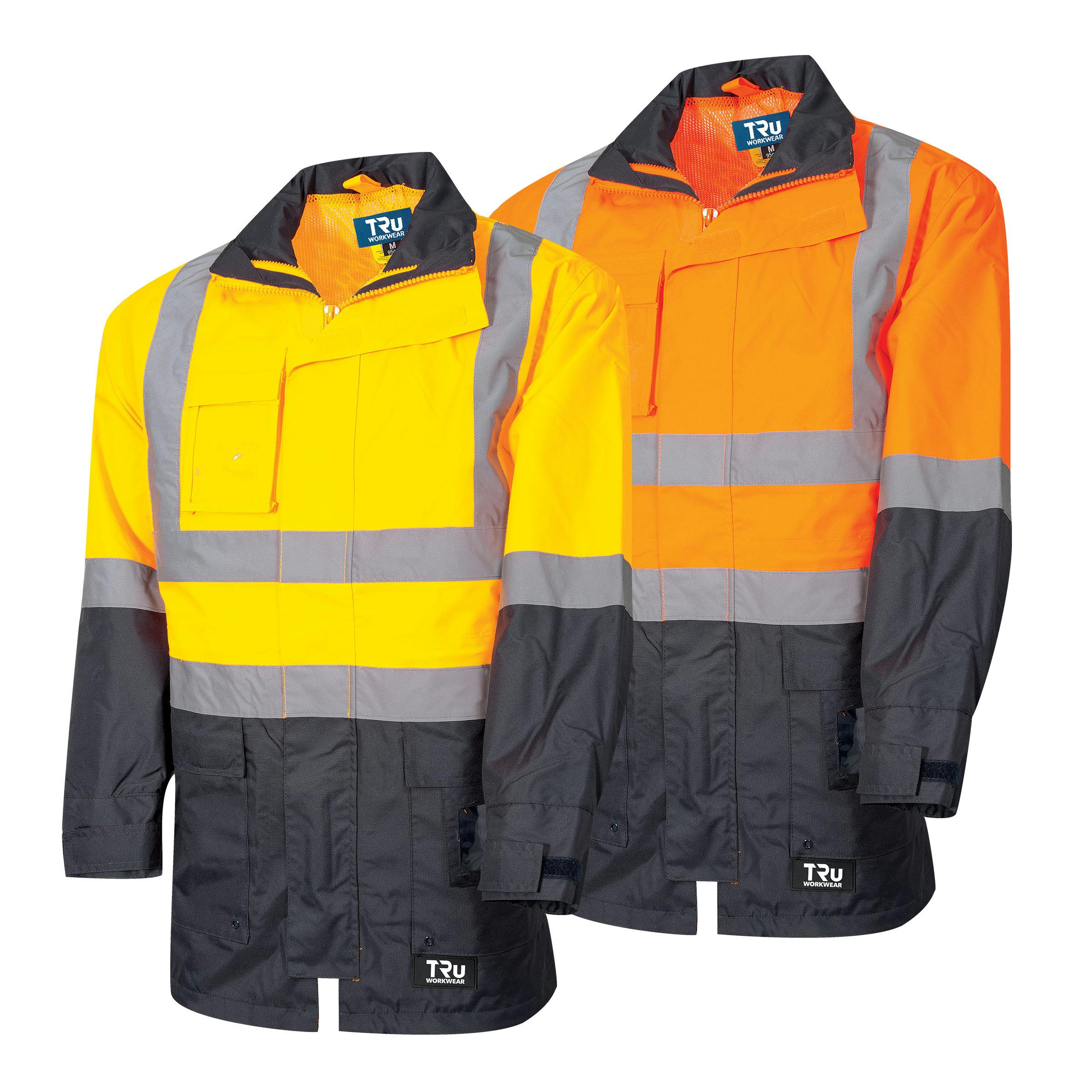 TRu Workwear Jacket Polyester Oxford With Tru Reflective Tape (Suits 4 In 1 Insert)