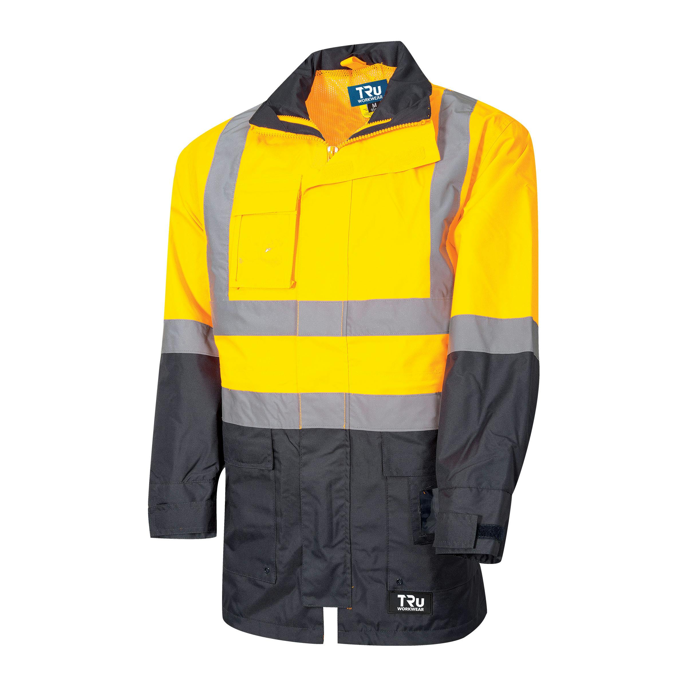 TRu Workwear Jacket Polyester Oxford With Tru Reflective Tape (Suits 4 In 1 Insert)_1