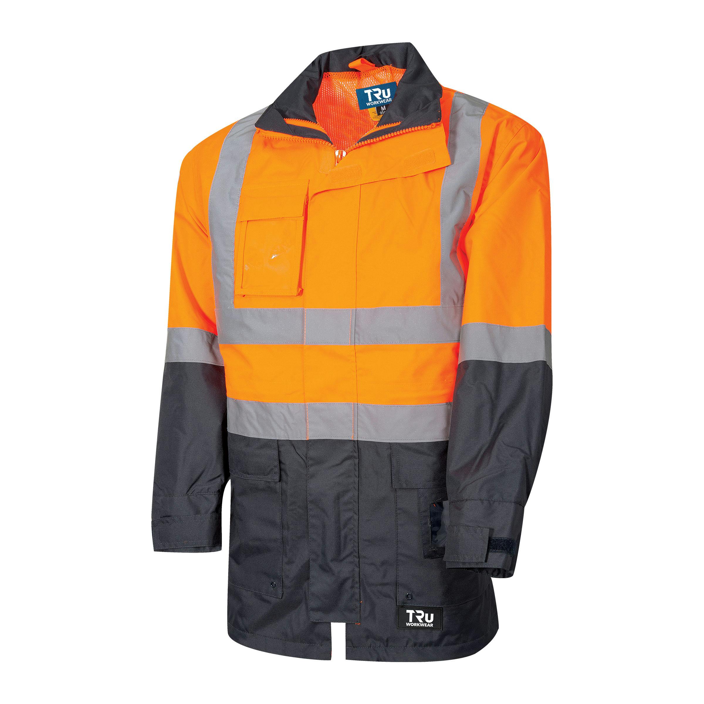 TRu Workwear Jacket Polyester Oxford With Tru Reflective Tape (Suits 4 In 1 Insert)_2