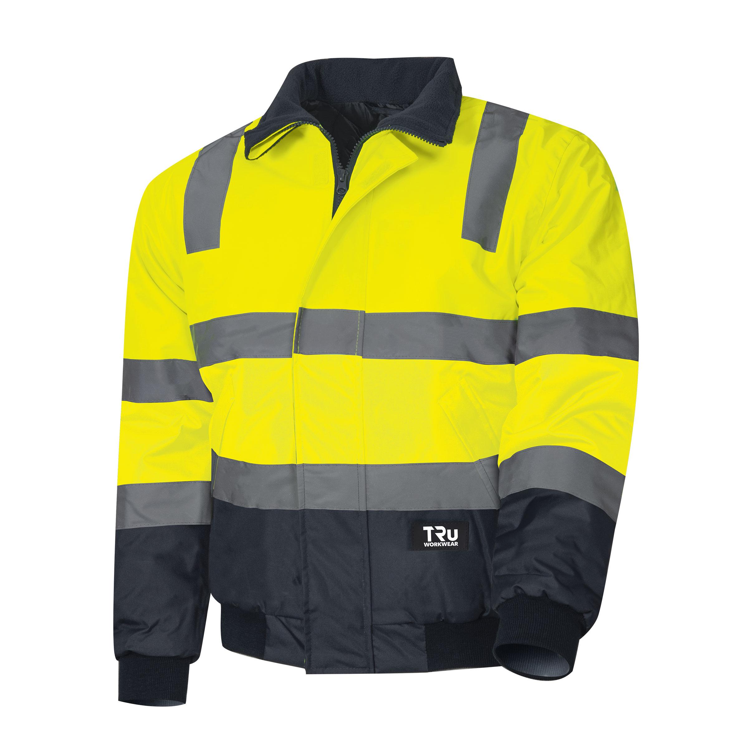 TRu Workwear Pilot Jacket 2 Tone Polyester Oxford With Tru Reflective Tape_1