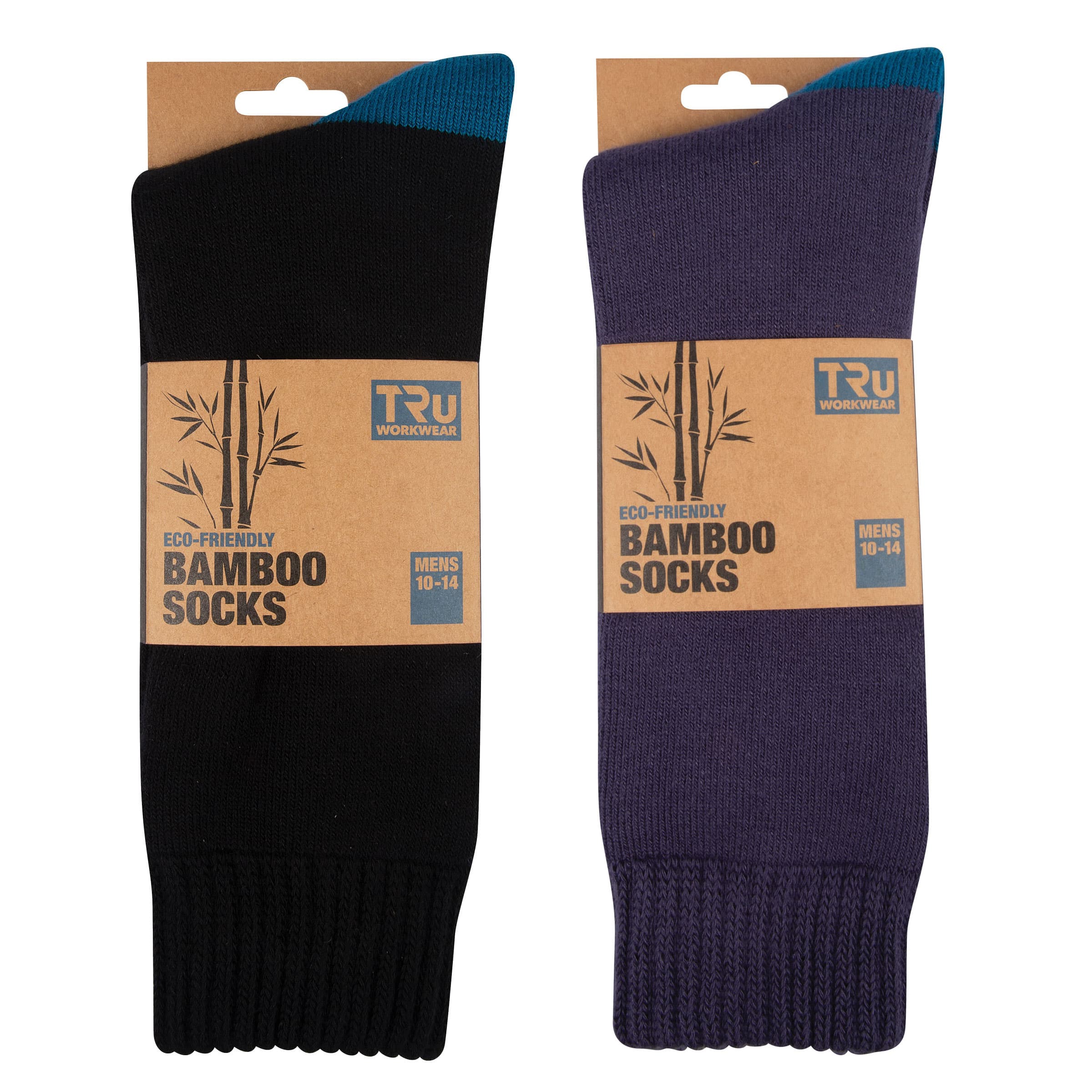 TRu Workwear Tru Bamboo Socks, 92% Bamboo, 8% Elastane - Single Pack