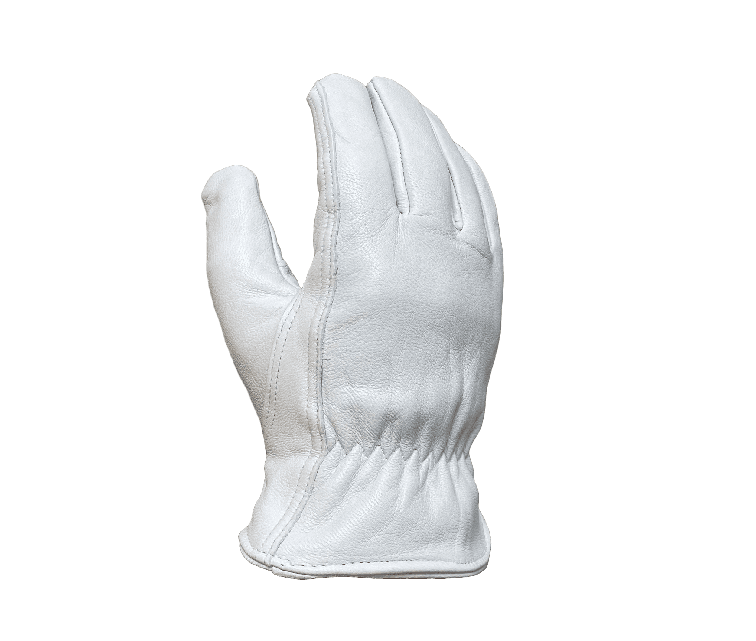 Task Gloves Premium Grain Goatskin Driver, HDPE lined, Shirred Elastic back, Keystone Thumb, ANSI Cut A6 (Pack of 12)